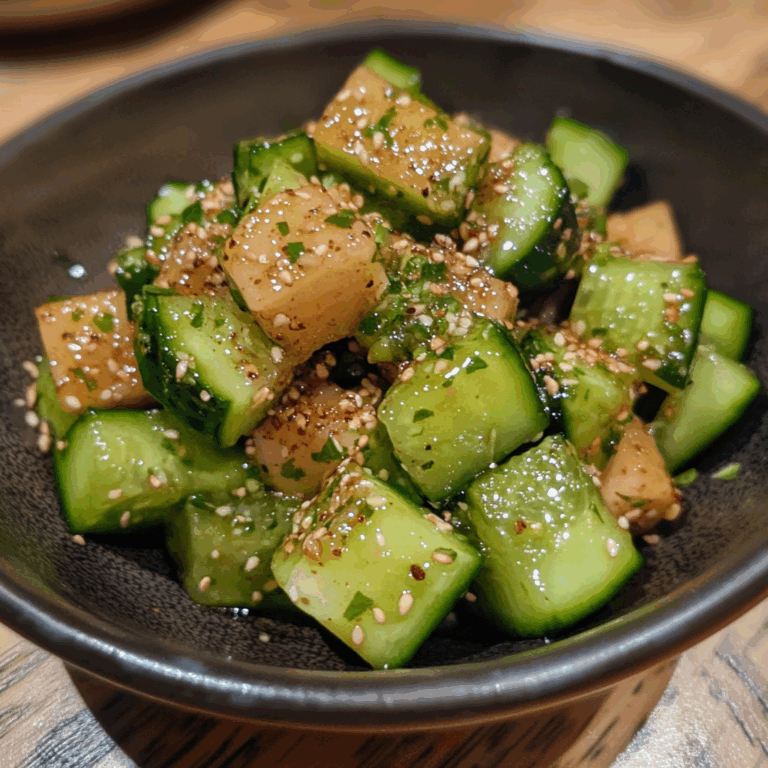 Authentic Japanese Cucumber Salad (Sunomono)