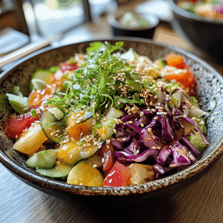 Delightful Japanese-Inspired Salad