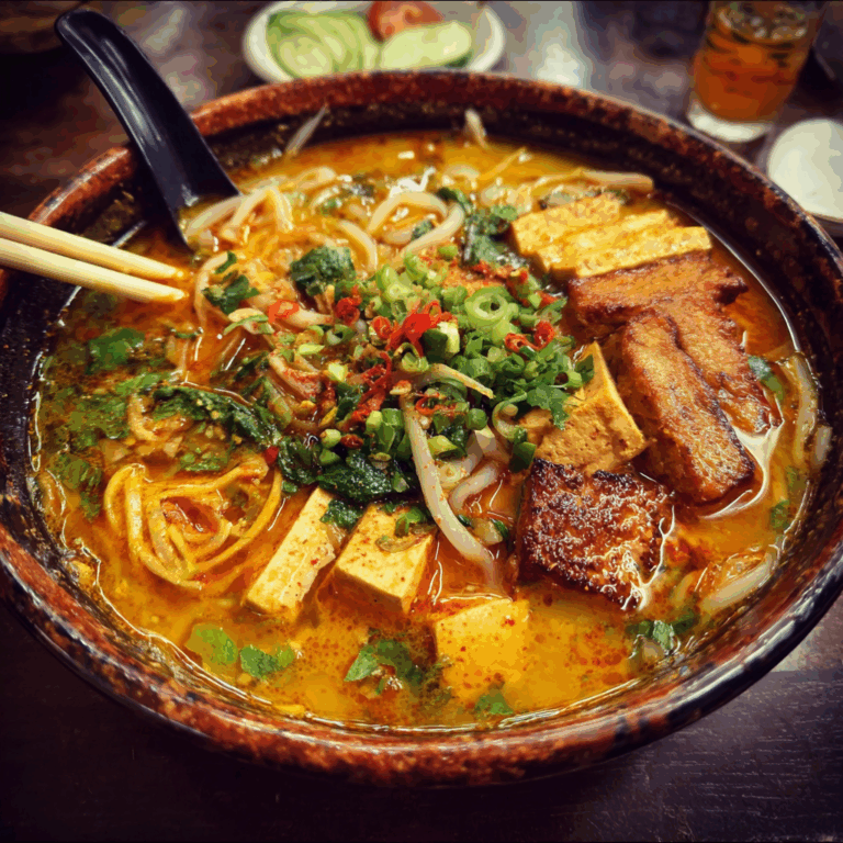 Nourishing Noodles and Tofu Soup