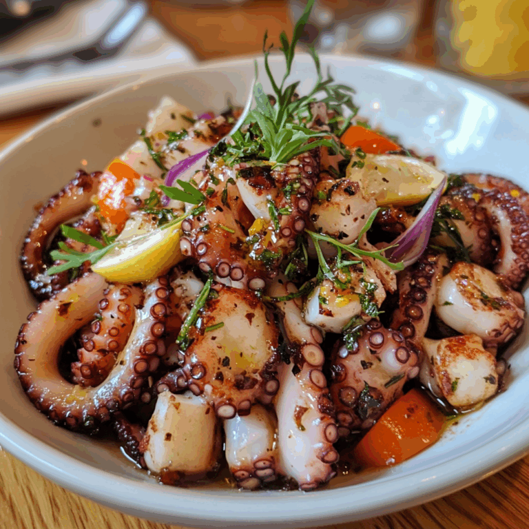 Tantalizing Octopus Salad: A Seafood Delight