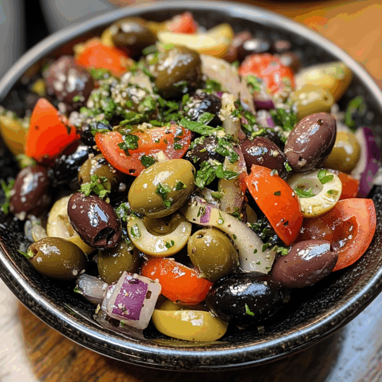 Flavorful Olive Salad – A Mediterranean Delight