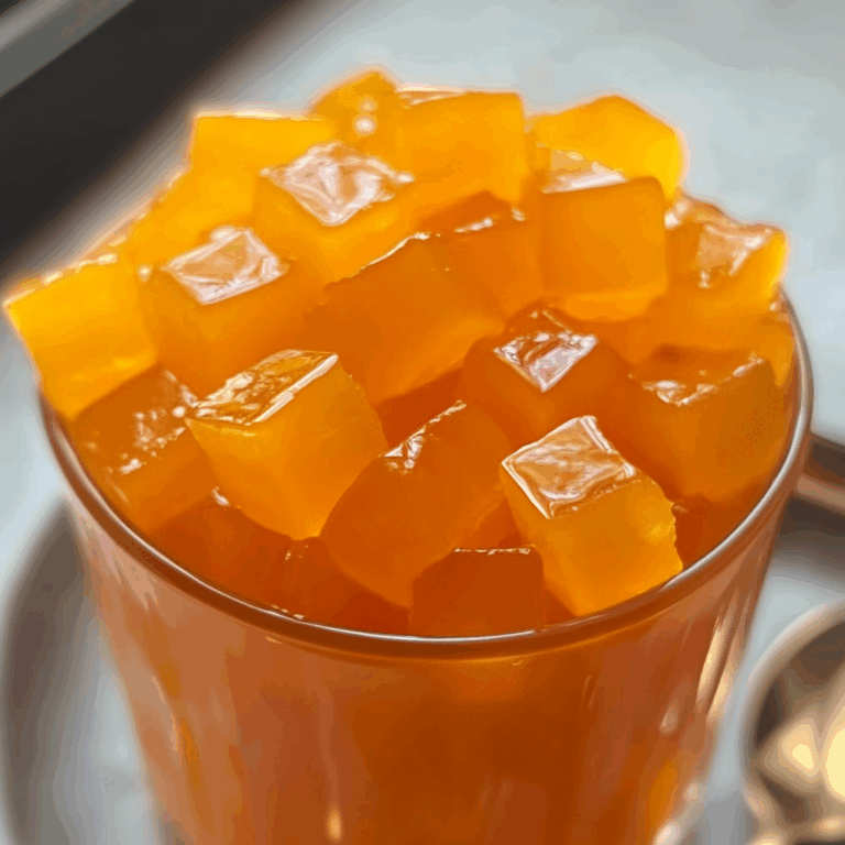 Delectable Orange Juice Jelly: A Vibrant Treat