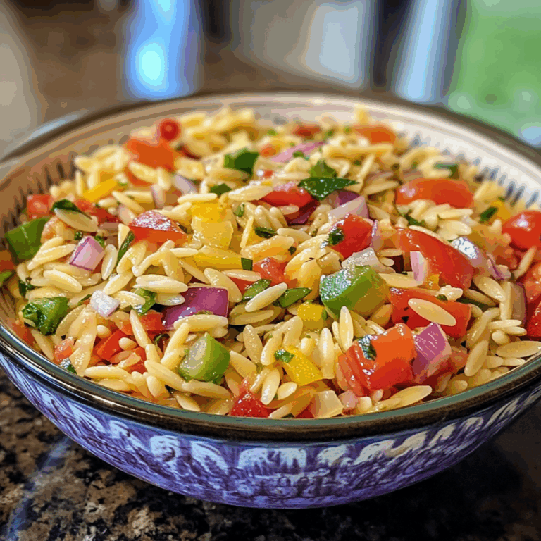 Orzo Pasta Salad: A Flavorful Mediterranean Delight