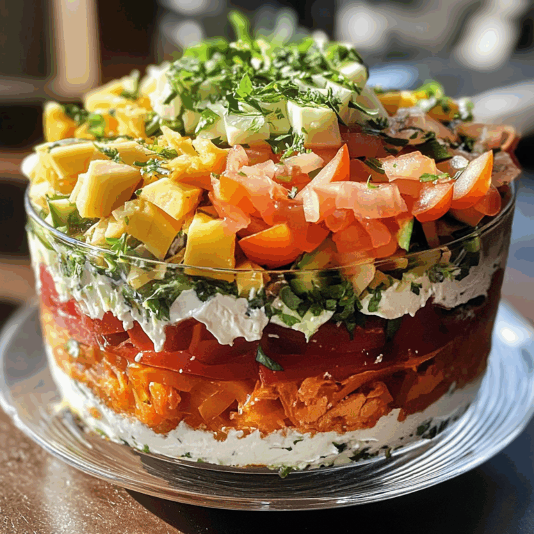 Seven Layer Salad Classic: A Timeless Crowd-Pleaser