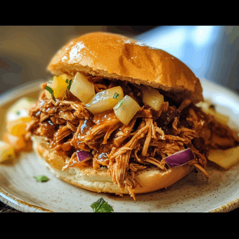 Slow Cooker Tropical Pulled Chicken
