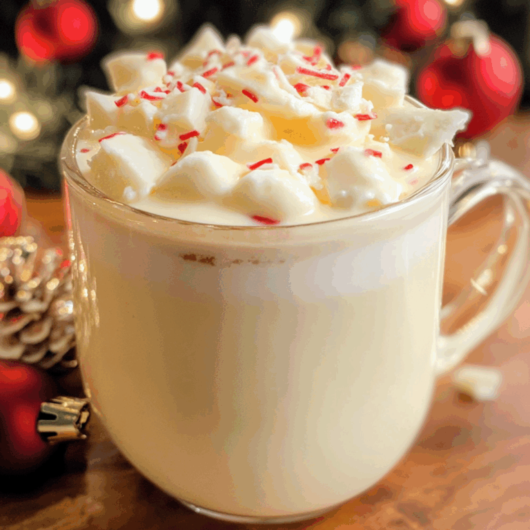 Slow Cooker White Christmas Hot Chocolate