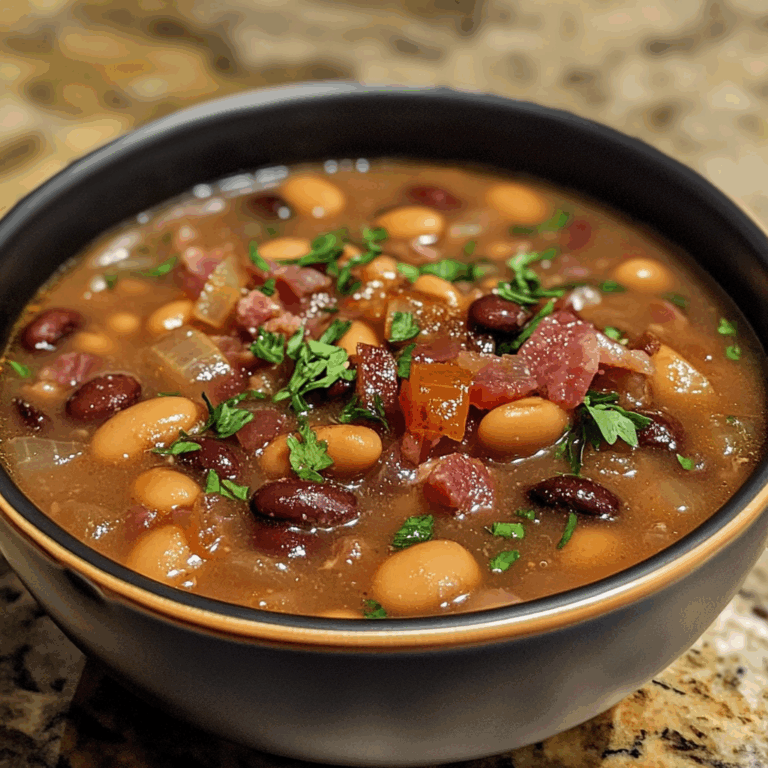 Smoky Bacon Bean Soup: A Comforting Classic