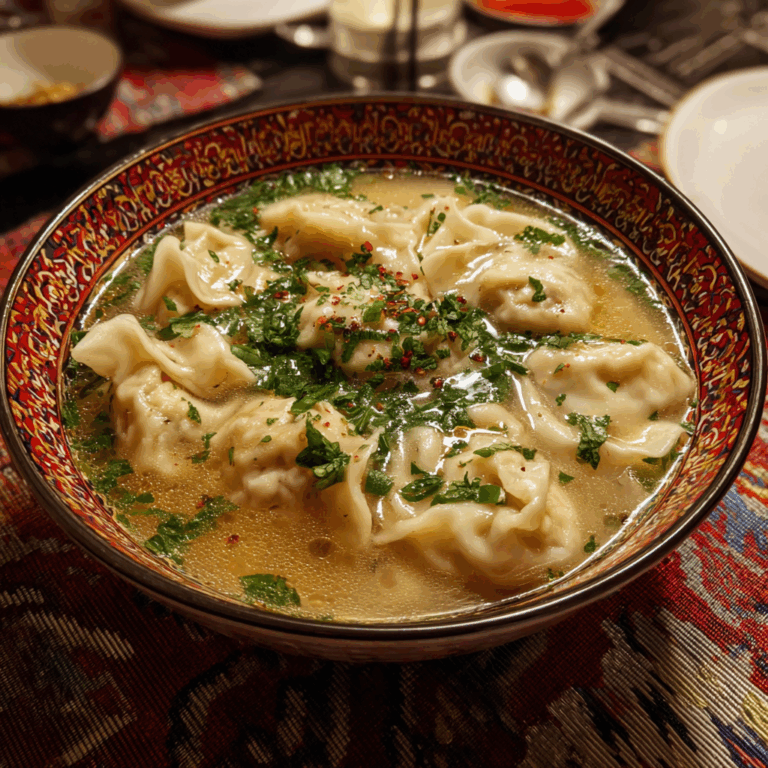 Comforting Soup with Fluffy Dumplings