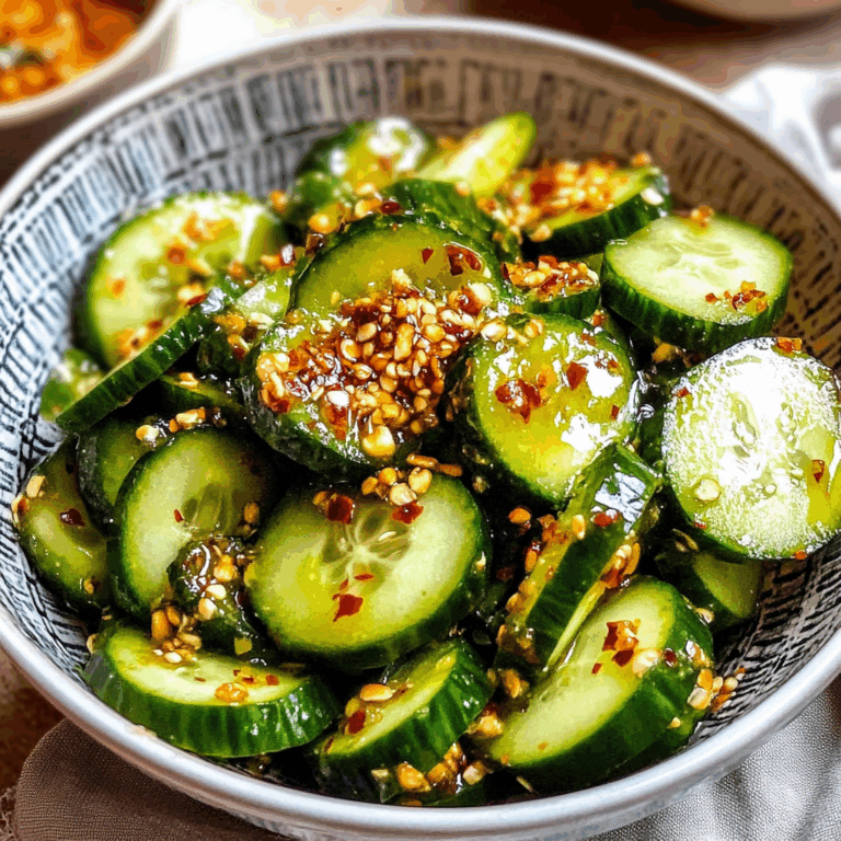 Spicy Cucumber Salad: A Refreshing and Flavorful Delight