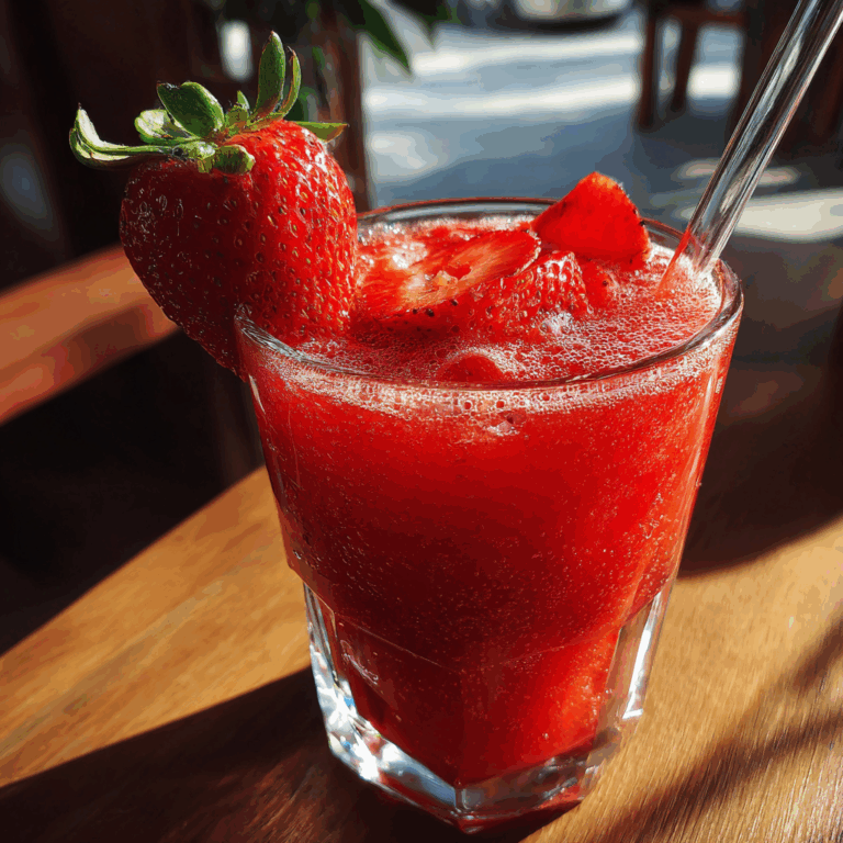 Refreshing Strawberry Juice: A Burst of Sweetness