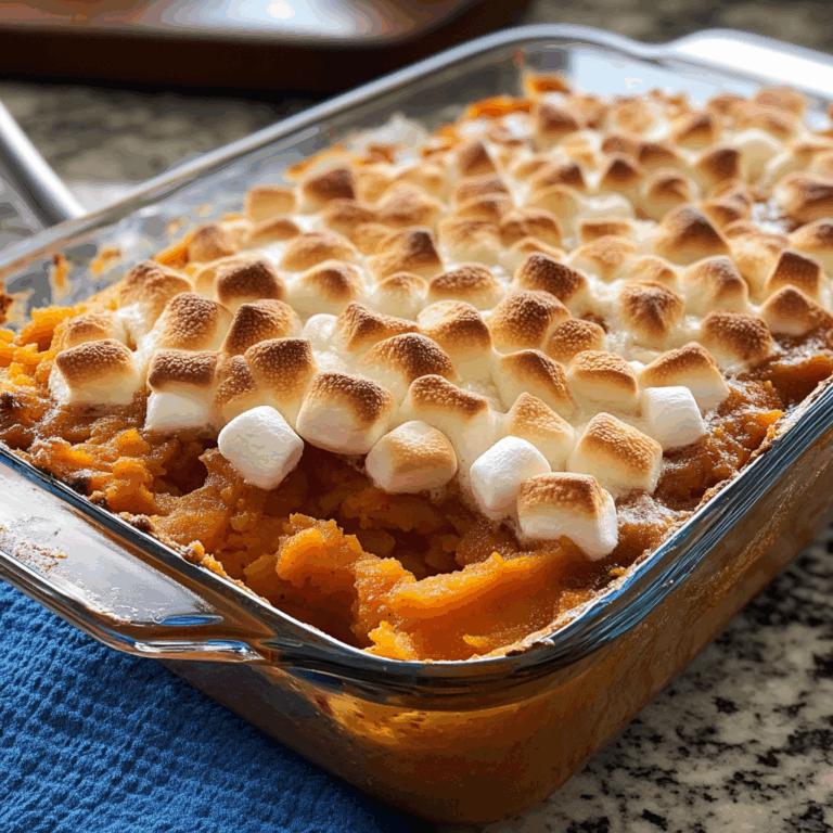 Irresistible Sweet Potato Casserole with Marshmallows