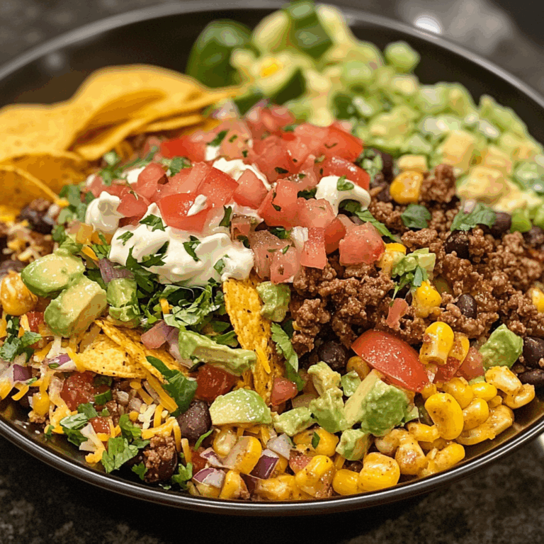 Delicious Taco Salad Recipe for a Flavorful Meal