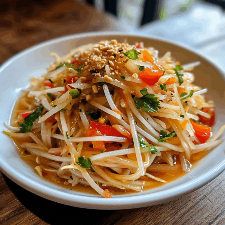 Authentic Thai Papaya Salad: A Refreshing and Flavorful Delight