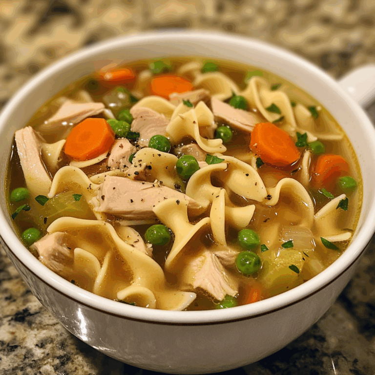 Comforting Turkey Noodle Soup for Any Season