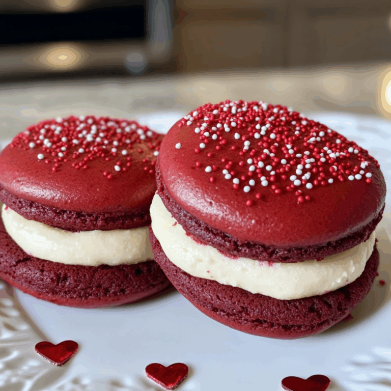 Valentine’s Red Velvet Whoopie Pies