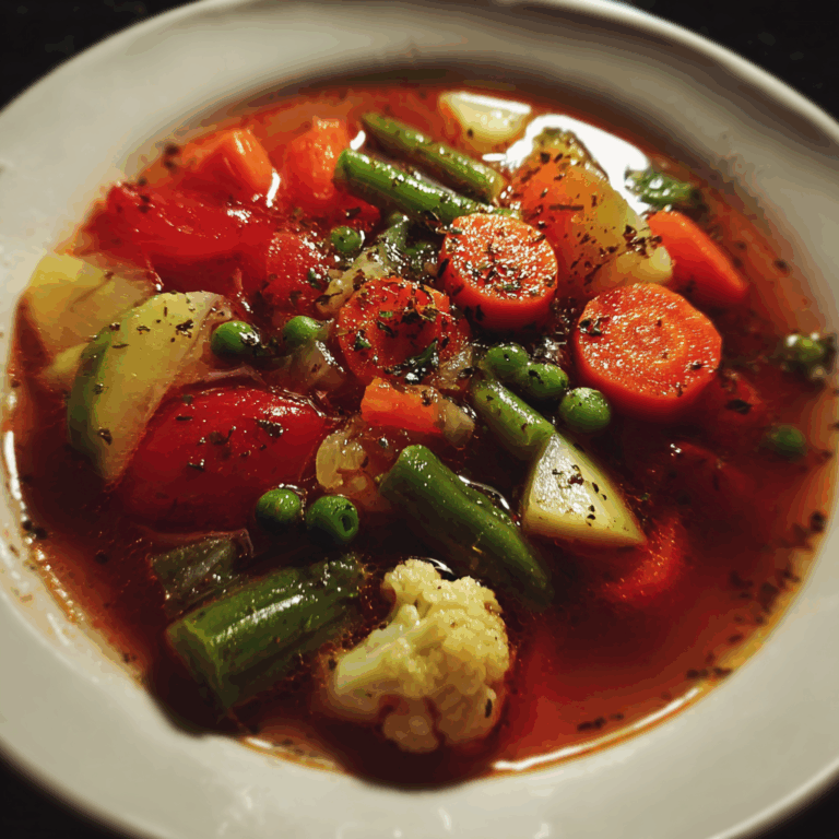 Hearty Vegetable Soup: A Comforting Classic