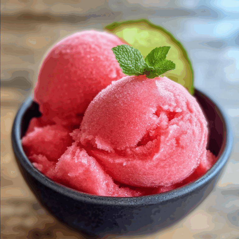 Refreshing Watermelon Sorbet Recipe