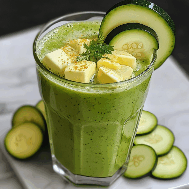 Refreshing Zucchini Juice: A Nourishing Sip of Summer