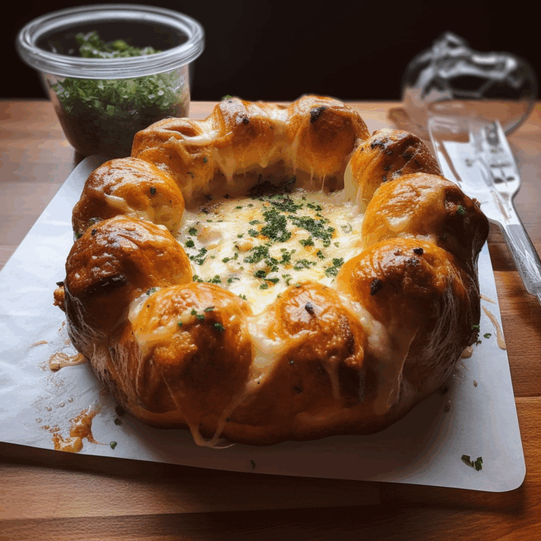 Chicken Alfredo Monkey Bread