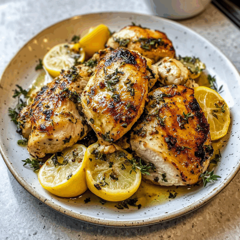 Chicken Breast with Herbs and Lemons