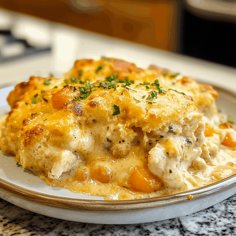 Chicken Bubble Biscuit Bake Casserole