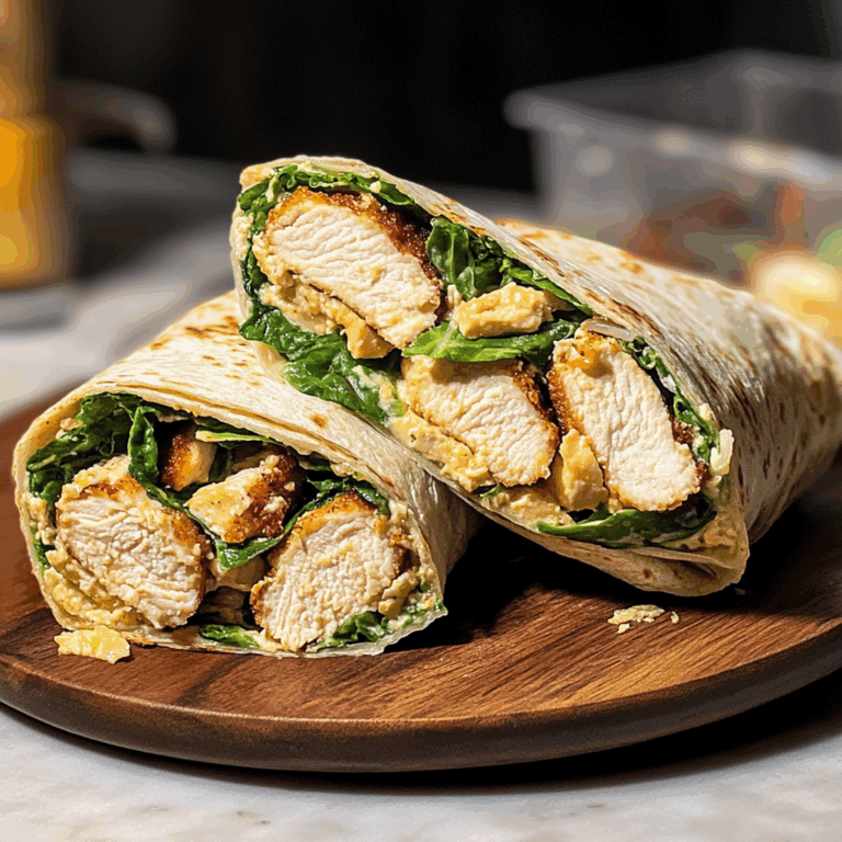 Chicken Caesar Wrap: Portable and Delicious