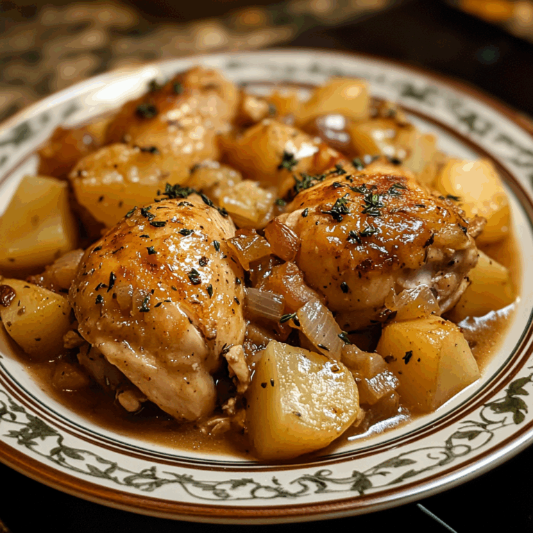 Chicken Casserole with Potatoes and Herbs