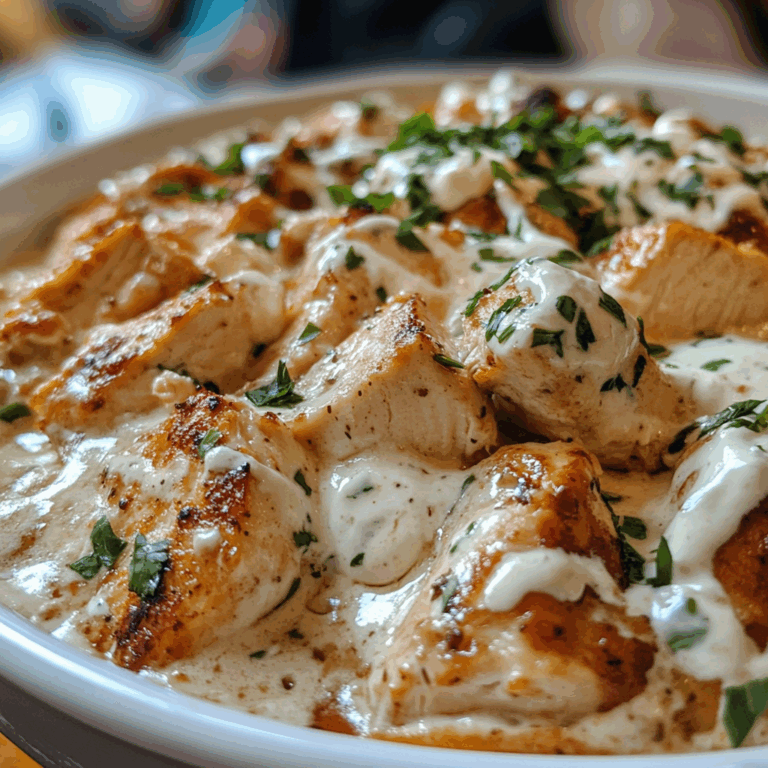 Creamy Chicken Casserole with Ranch and Sour Cream