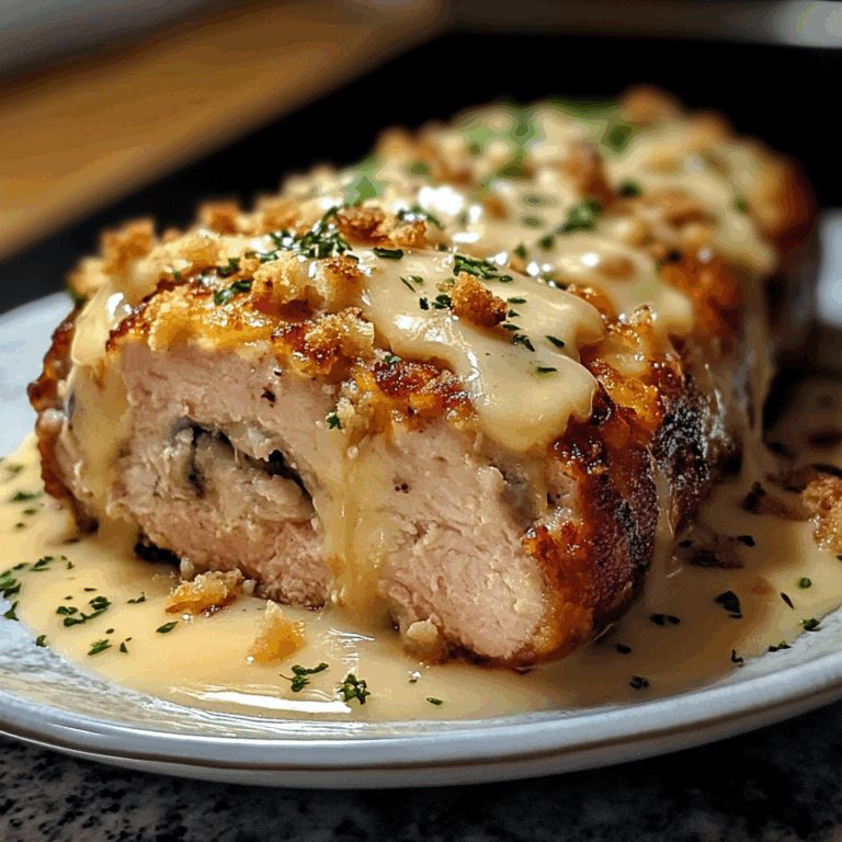 Chicken Cordon Bleu Meatloaf
