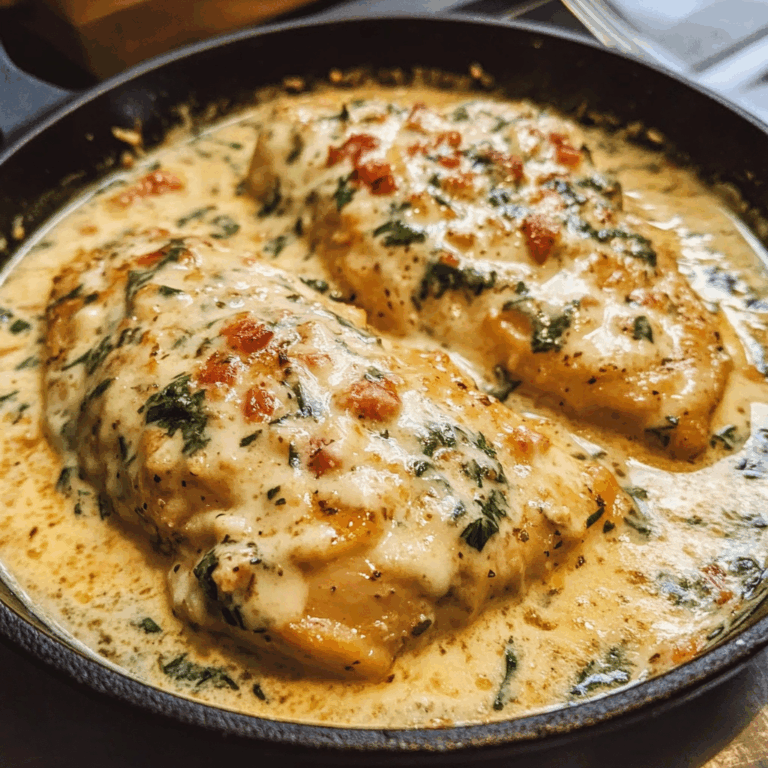 Chicken Covered in Parmesan Sauce