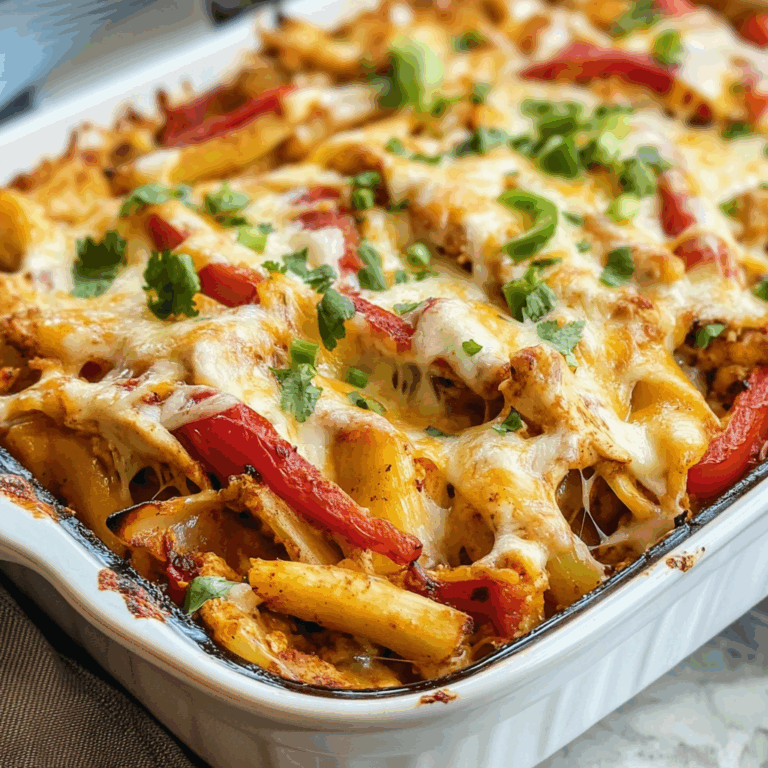 Chicken Fajita Casserole: A Tex-Mex Sensation