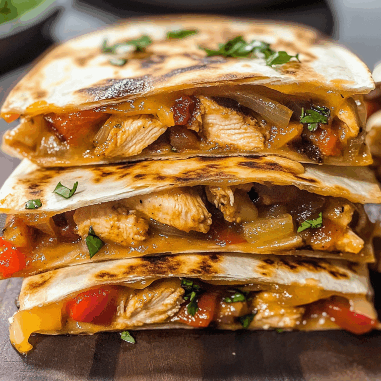 Chicken Fajita Quesadilla: A Tex-Mex Flavor Explosion