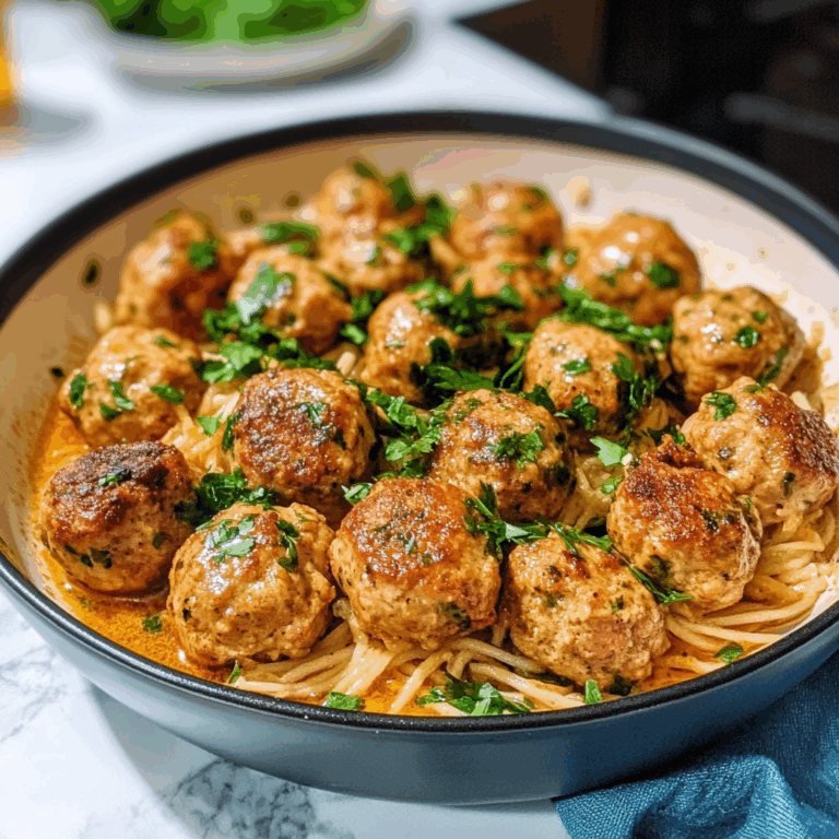 Chicken Meatballs with Parsley