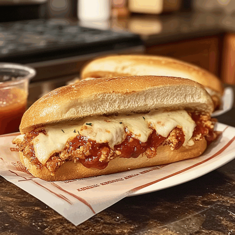 Chicken Parmesan Subs: Irresistible Italian Handheld Delight