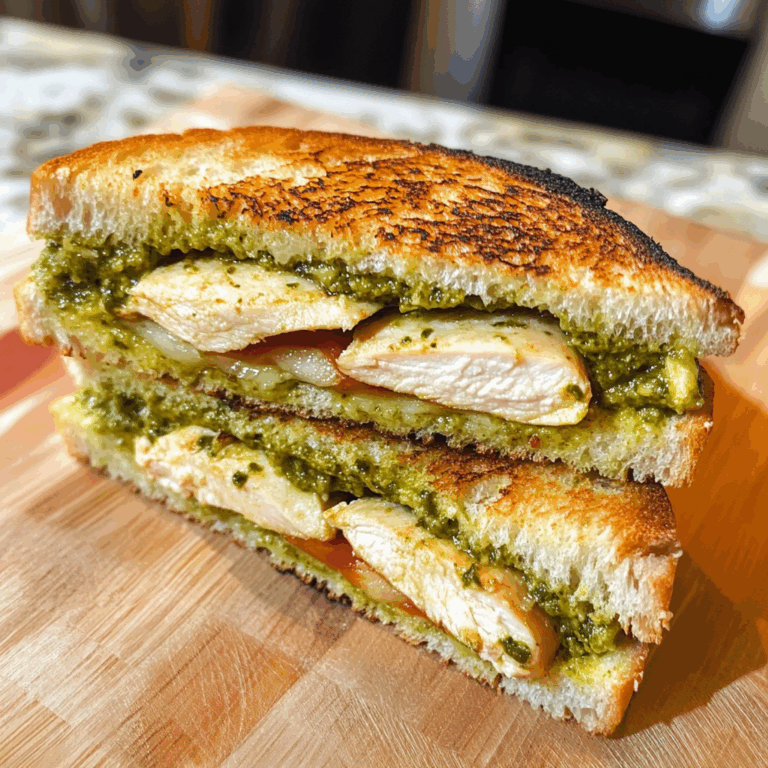 Chicken Pesto Sandwich: A Flavor-Packed Delight
