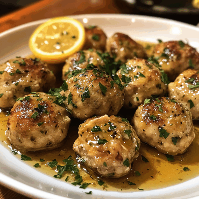 Chicken Piccata Meatballs: A Twist on a Classic Dish