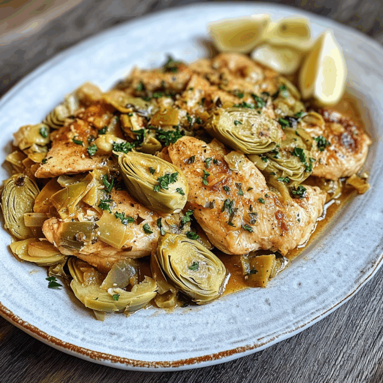 Chicken Piccata with Artichokes