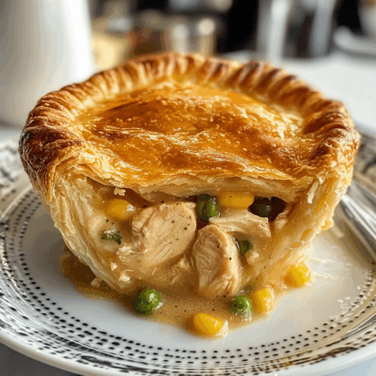 Comforting Chicken Pot Pie: A Classic Dish Reinvented