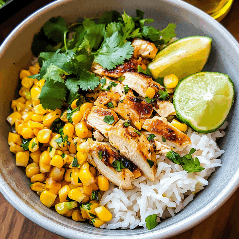 Chicken Rice with Corn and Cilantro