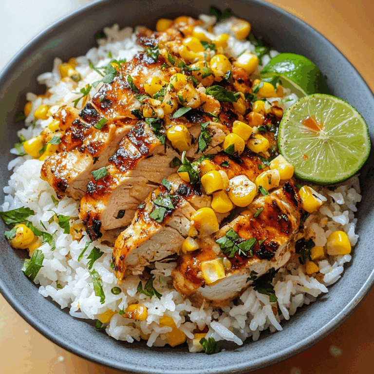 Chicken Rice with Corn and Limes
