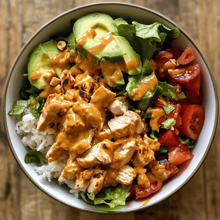 Chicken Salad with Peanut Dressing