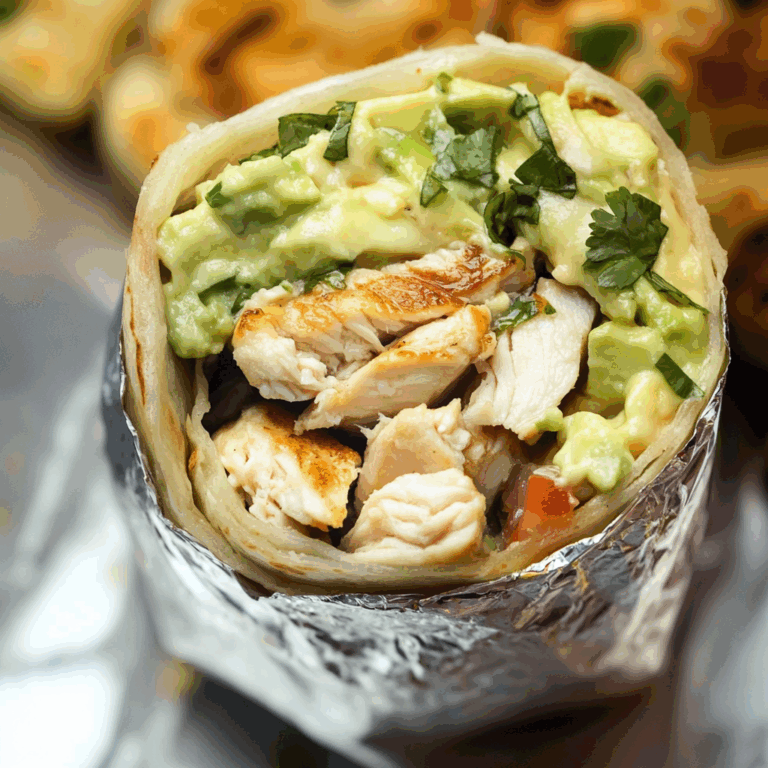 Chicken and Avocado Burritos: A Flavor-Packed Fusion Feast