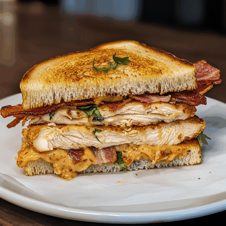 Chicken and Bacon Turkey Melt Sandwich