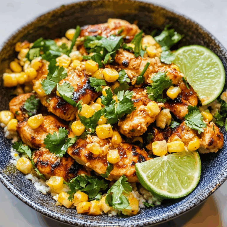 Chicken and Corn with Cilantro and Lime