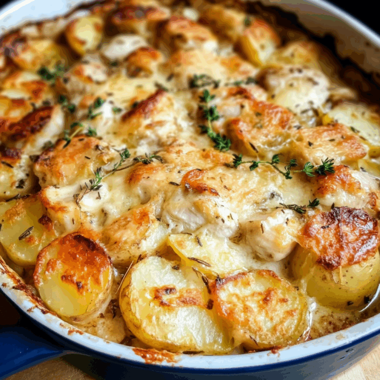 Delicious Chicken and Potato Bake