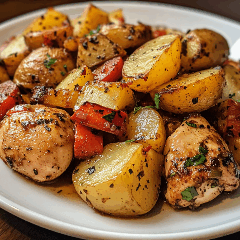 Chicken and Potatoes Italian Style