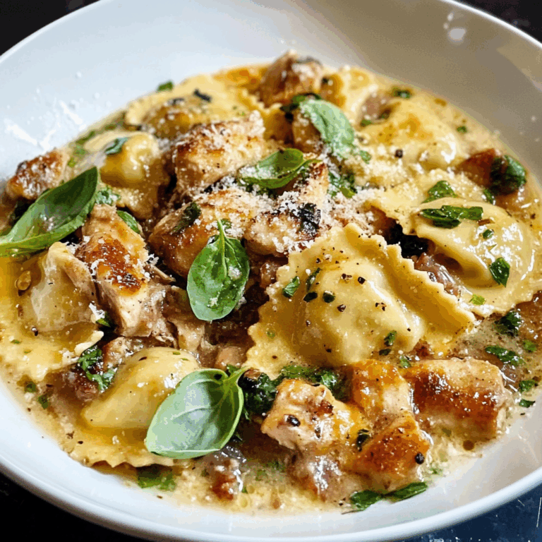Chicken and Ravioli: A Delightful Fusion of Flavors