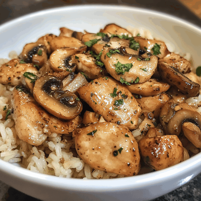 Chicken and Rice with Mushrooms: A Comforting Classic