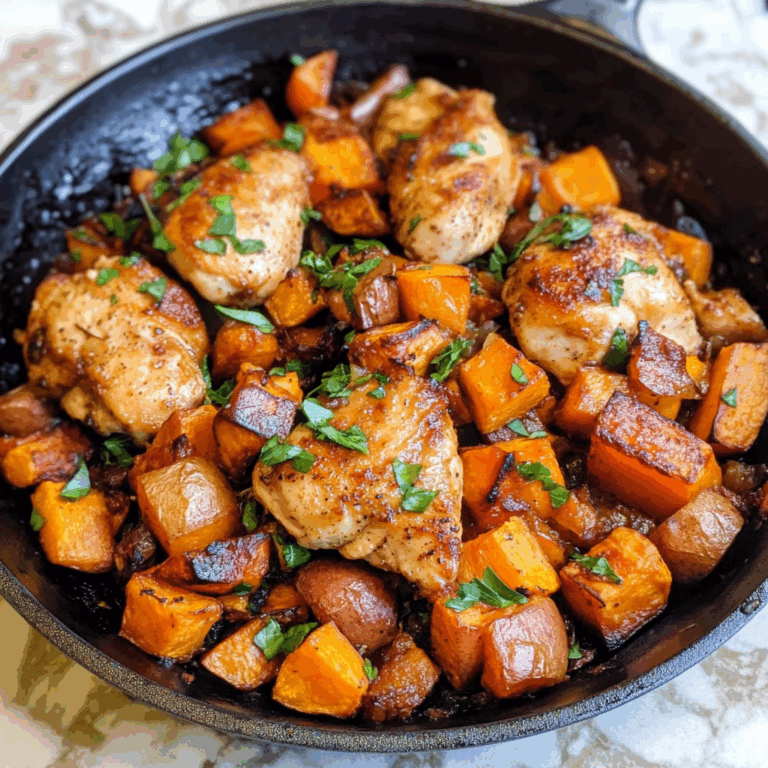 Chicken and Sweet Potato Skillet: A Flavor-Packed One-Pot Meal