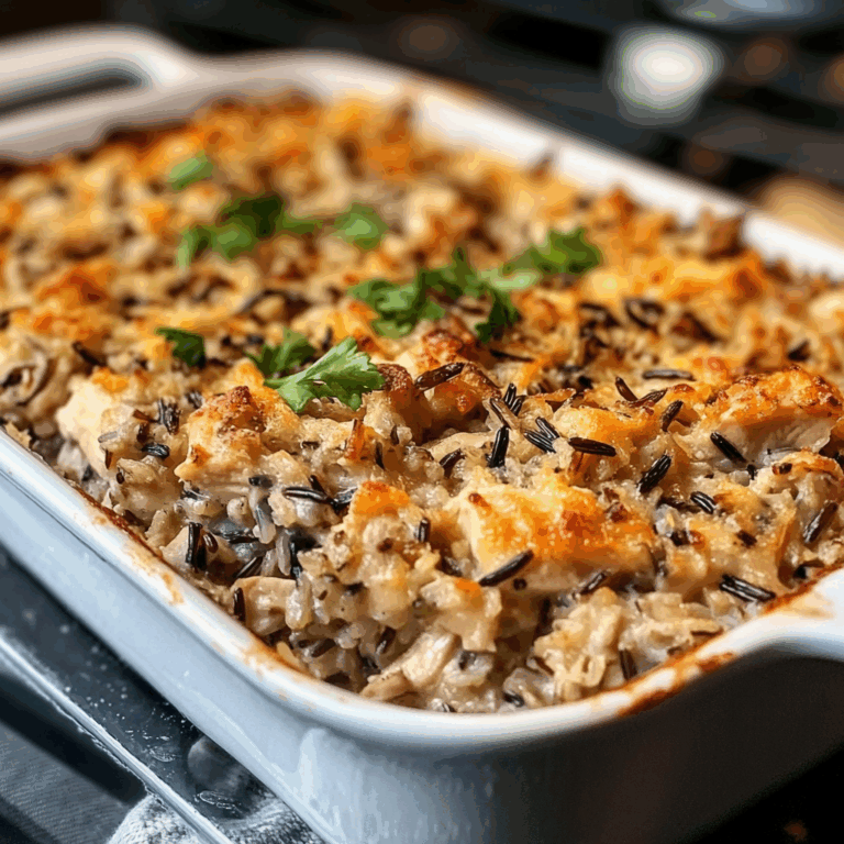 Chicken and Wild Rice Casserole: A Comforting, Nutrient-Dense Meal